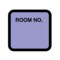 Nevs Printed Chart Labels - Room No 1-7/16" x 1-1/2" Lavender w/Black NRBP-S-LAVENDER - alternate 1